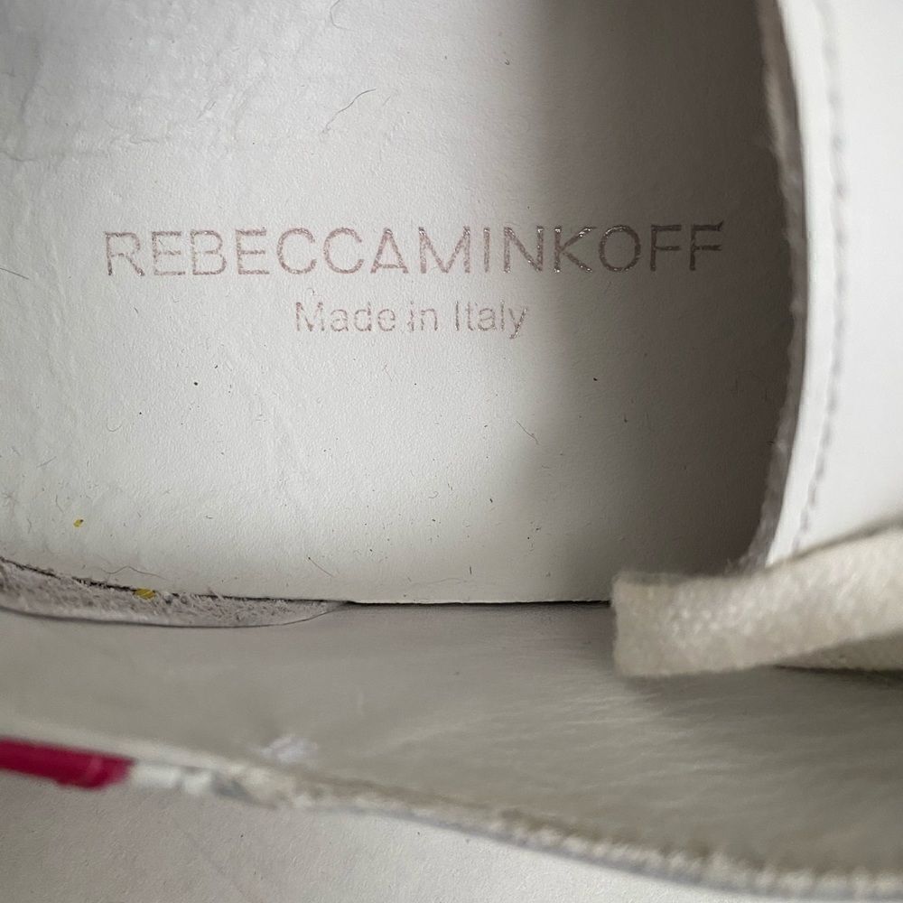 EUC Rebecca Minkoff Leather sneakers. Size 9.5 Original Box - Picture 5 of 16